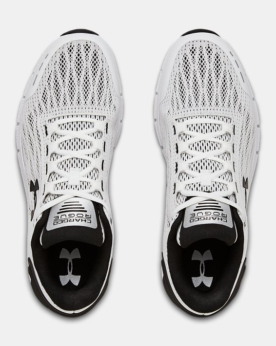 Men's UA Charged Rogue Running Shoes in White image number 2